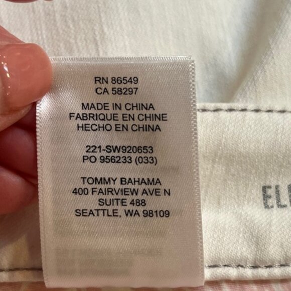 Tommy Bahama Ella Twill Skirt White Size 12 - Picture 9 of 15